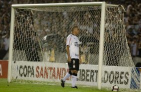 Durante partida entre Flamengo x Corinthians vlida pela Copa Santander Libertadores realizada no estdio do Maracan