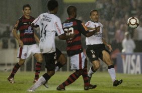 Durante partida entre Flamengo x Corinthians válida pela Copa Santander Libertadores realizada no estádio do Maracanã
