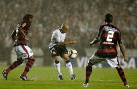 Durante partida entre Flamengo x Corinthians válida pela Copa Santander Libertadores realizada no estádio do Maracanã