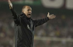 Durante partida entre Flamengo x Corinthians vlida pela Copa Santander Libertadores realizada no estdio do Maracan