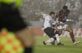 Durante partida entre Flamengo x Corinthians vlida pela Copa Santander Libertadores realizada no estdio do Maracan