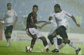 Durante partida entre Flamengo x Corinthians vlida pela Copa Santander Libertadores realizada no estdio do Maracan