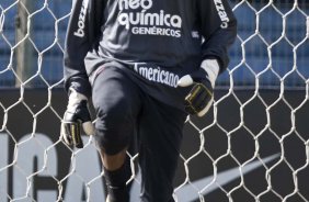 Felipe durante o treino do Corinthians realizado esta manh no Parque So Jorge. O prximo jogo do time ser quarta-feira, dia 05/05, no Pacaembu, contra o Flamengo, jogo de volta das oitavas de final da Taca Santander Libertadores da Amrica 2010; So Paulo, Brasil