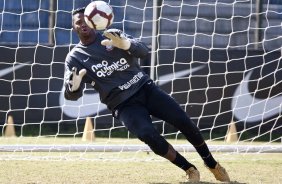 Felipe durante o treino do Corinthians realizado esta manh no Parque So Jorge. O prximo jogo do time ser quarta-feira, dia 05/05, no Pacaembu, contra o Flamengo, jogo de volta das oitavas de final da Taca Santander Libertadores da Amrica 2010; So Paulo, Brasil