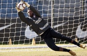 Felipe durante o treino do Corinthians realizado esta manh no Parque So Jorge. O prximo jogo do time ser quarta-feira, dia 05/05, no Pacaembu, contra o Flamengo, jogo de volta das oitavas de final da Taca Santander Libertadores da Amrica 2010; So Paulo, Brasil