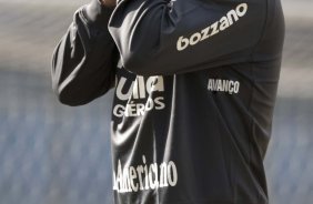 Ronaldo durante o treino do Corinthians realizado esta manh no Parque So Jorge. O prximo jogo do time ser quarta-feira, dia 05/05, no Pacaembu, contra o Flamengo, jogo de volta das oitavas de final da Taca Santander Libertadores da Amrica 2010; So Paulo, Brasil