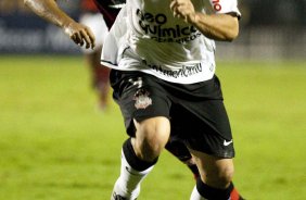 Durante partida entre Corinthians x Flamengo vlida pela Copa Santander Libertadores realizada no estdio do Pacaembu