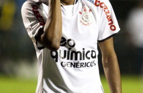 Durante partida entre Corinthians x Flamengo vlida pela Copa Santander Libertadores realizada no estdio do Pacaembu