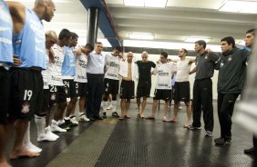 Durante partida entre Corinthians x Flamengo vlida pela Copa Santander Libertadores realizada no estdio do Pacaembu