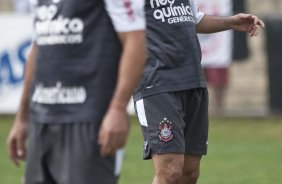 Danilo durante o treino do Corinthians realizado esta manh no Parque So Jorge. O prximo jogo do time ser amanh, domingo, dia 09/05, no Pacaembu, contra o Atltico Paranaense, na abertura do Campeonato Brasileiro de 2010; So Paulo, Brasil