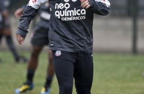 Bruno Cesar durante o treino do Corinthians realizado esta manh no Parque So Jorge. O prximo jogo do time ser domingo, dia 16/05, no Olmpico, contra o Grmio, pela 2 rodada do Campeonato Brasileiro 2010; So Paulo, Brasil