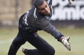 Danilo durante o treino do Corinthians realizado esta manh no Parque So Jorge. O prximo jogo do time ser domingo, dia 16/05, no Olmpico, contra o Grmio, pela 2 rodada do Campeonato Brasileiro 2010; So Paulo, Brasil