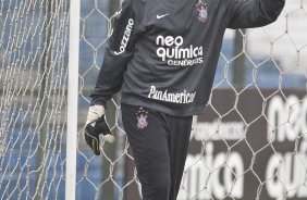 Felipe durante o treino do Corinthians realizado esta manh no Parque So Jorge. O prximo jogo do time ser domingo, dia 16/05, no Olmpico, contra o Grmio, pela 2 rodada do Campeonato Brasileiro 2010; So Paulo, Brasil