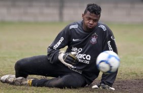 Felipe durante o treino do Corinthians realizado esta manh no Parque So Jorge. O prximo jogo do time ser domingo, dia 16/05, no Olmpico, contra o Grmio, pela 2 rodada do Campeonato Brasileiro 2010; So Paulo, Brasil