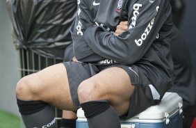 Roberto Carlos durante o treino do Corinthians realizado esta manh no Parque So Jorge. O prximo jogo do time ser amanh, domingo, dia 16/05, no Olmpico, contra o Grmio, pela 2 rodada do Campeonato Brasileiro 2010; So Paulo, Brasil