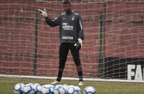 Felipe durante o treino do Corinthians realizado esta manhã no Parque São Jorge. O próximo jogo do time será domingo, dia 23/05 no Pacaembu, contra o Fluminense, pela 3ª rodada do Campeonato Brasileiro 2010; São Paulo, Brasil