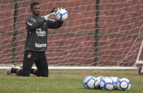 Felipe durante o treino do Corinthians realizado esta manhã no Parque São Jorge. O próximo jogo do time será domingo, dia 23/05 no Pacaembu, contra o Fluminense, pela 3ª rodada do Campeonato Brasileiro 2010; São Paulo, Brasil