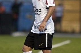 Bruno Cesar durante partida entre Corinthians x Santos, vlida pela 5 rodada do Campeonato Brasileiro 2010, realizada no estdio do Pacaembu
