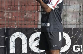 Roberto Carlos durante treinamento do Corinthians, realizado esta manh no Parque So Jorge. O prximo jogo do time pelo Campeonato Brasileiro 2010, ser dia 14/07, contra o Cear no Castelo, em Fortaleza; So Paulo, Brasil