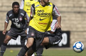 William Morais durante treinamento do Corinthians, realizado esta manh no Parque So Jorge. O prximo jogo do time pelo Campeonato Brasileiro 2010, ser dia 14/07, contra o Cear no Castelo, em Fortaleza; So Paulo, Brasil