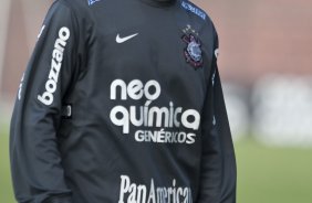 Bruno Cesar durante treinamento do Corinthians, realizado esta manh no Parque So Jorge. O prximo jogo do time pelo Campeonato Brasileiro 2010, ser dia 14/07, contra o Cear no Castelo, em Fortaleza; So Paulo, Brasil