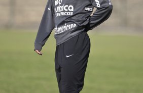 Bruno Cesar durante treinamento do Corinthians, realizado esta manh no Parque So Jorge. O prximo jogo do time pelo Campeonato Brasileiro 2010, ser dia 14/07, contra o Cear no Castelo, em Fortaleza; So Paulo, Brasil