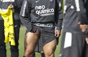 Roberto Carlos durante treinamento do Corinthians, realizado esta manh no Parque So Jorge. O prximo jogo do time pelo Campeonato Brasileiro 2010, ser dia 14/07, contra o Cear no Castelo, em Fortaleza; So Paulo, Brasil