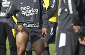 Roberto Carlos durante treinamento do Corinthians, realizado esta manh no Parque So Jorge. O prximo jogo do time pelo Campeonato Brasileiro 2010, ser dia 14/07, contra o Cear no Castelo, em Fortaleza; So Paulo, Brasil