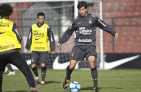 Tcheco durante treinamento do Corinthians, realizado esta manh no Parque So Jorge. O prximo jogo do time pelo Campeonato Brasileiro 2010, ser dia 14/07, contra o Cear no Castelo, em Fortaleza; So Paulo, Brasil