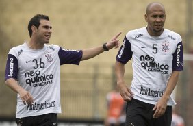 Bruno Cesar e Souza durante o treino do Corinthians realizado esta manh no Parque So Jorge; o prximo jogo do time ser quarta-feira, dia 14/07, contra o Cear, no estdio Castelo, em Fortaleza pela 8 rodada do Brasileirao 2010