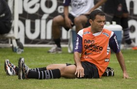 Iarley durante o treino do Corinthians realizado esta manh no Parque So Jorge; o prximo jogo do time ser quarta-feira, dia 14/07, contra o Cear, no estdio Castelo, em Fortaleza pela 8 rodada do Brasileirao 2010