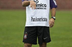 Iarley durante o treino do Corinthians realizado esta tarde no Parque So Jorge; o prximo jogo do time ser quarta-feira, dia 14/07, contra o Cear, no estdio Castelo, em Fortaleza pela 8 rodada do Brasileirao 2010