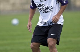 Ralf durante o treino do Corinthians realizado esta tarde no Parque So Jorge; o prximo jogo do time ser quarta-feira, dia 14/07, contra o Cear, no estdio Castelo, em Fortaleza pela 8 rodada do Brasileirao 2010