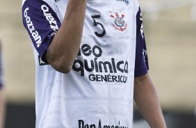 Souza durante o treino do Corinthians realizado esta tarde no Parque So Jorge; o prximo jogo do time ser quarta-feira, dia 14/07, contra o Cear, no estdio Castelo, em Fortaleza pela 8 rodada do Brasileirao 2010