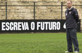 Durante o treino do Corinthians realizado esta manh no Parque So Jorge; o prximo jogo do time ser domingo, dia 18/07, contra o Atltico-MG, no estdio do Pacaembu, pela 9 rodada do Brasileirao 2010