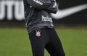 Durante o treino do Corinthians realizado esta manh no Parque So Jorge; o prximo jogo do time ser domingo, dia 18/07, contra o Atltico-MG, no estdio do Pacaembu, pela 9 rodada do Brasileirao 2010