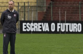 Durante o treino do Corinthians realizado esta manh no Parque So Jorge; o prximo jogo do time ser domingo, dia 18/07, contra o Atltico-MG, no estdio do Pacaembu, pela 9 rodada do Brasileirao 2010