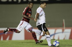 Iarley do Corinthians em partida vlida pelo Campeonato Brasileiro realizado no estdio Serra Dourada