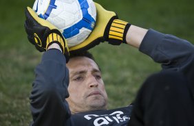 Aldo Bobadilha durante o treino do Corinthians, realizado esta tarde no Parque So Jorge. O prximo jogo do time, ser domingo, dia 25/07, contra o Guarani/Campinas, no estdio do Pacaembu, pela 11a rodada do Brasileiro 2010