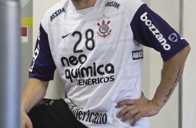 Chico durante o treino do Corinthians, realizado esta tarde no Parque So Jorge. O prximo jogo do time, ser domingo, dia 25/07, contra o Guarani/Campinas, no estdio do Pacaembu, pela 11a rodada do Brasileiro 2010