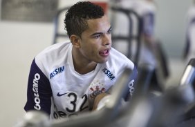 Dentinho durante o treino do Corinthians, realizado esta tarde no Parque So Jorge. O prximo jogo do time, ser domingo, dia 25/07, contra o Guarani/Campinas, no estdio do Pacaembu, pela 11a rodada do Brasileiro 2010