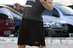 Ronaldo treina jogando futvolei na caixa de areia esta tarde no Parque So Jorge. O prximo jogo do time, ser domingo, dia 25/07, contra o Guarani/Campinas, no estdio do Pacaembu, pela 11a rodada do Brasileiro 2010