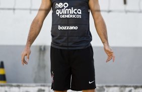 Ronaldo treina jogando futvolei na caixa de areia esta tarde no Parque So Jorge. O prximo jogo do time, ser domingo, dia 25/07, contra o Guarani/Campinas, no estdio do Pacaembu, pela 11a rodada do Brasileiro 2010