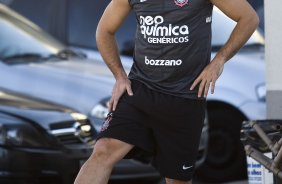 Ronaldo treina jogando futvolei na caixa de areia esta tarde no Parque So Jorge. O prximo jogo do time, ser domingo, dia 25/07, contra o Guarani/Campinas, no estdio do Pacaembu, pela 11a rodada do Brasileiro 2010