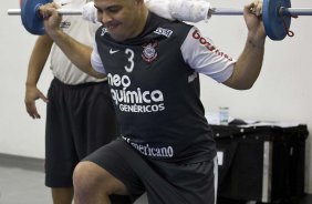 Ronaldo durante o treino do Corinthians, realizado com o preparador fsico Shih Chien Chan Junior esta manh no Parque So Jorge. O prximo jogo do time, ser domingo, dia 01/08/2010, contra o Palmeiras, no estdio do Pacaembu, pela 12. a rodada do Brasileiro 2010