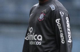 Jucilei do Corinthians durante treino realizado no Parque So Jorge