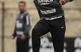 Jucilei do Corinthians durante treino realizado no Parque So Jorge