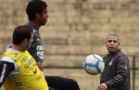 Ronaldo do Corinthians durante treino realizado no Parque So Jorge