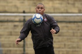 Ronaldo do Corinthians durante treino realizado no Parque So Jorge