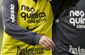 Chico durante o treino do Corinthians, realizado esta manh no Parque So Jorge. O prximo jogo da equipe, ser domingo, dia 15/08/2010, contra o Ava, no estdio da Ressacada, em Florianopolis, pela 14. a rodada do Campeonato Brasileiro de 2010